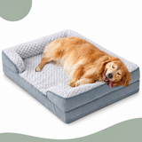 Lit Orthopedique a memoire de forme PAWSTEUR OrthoRest